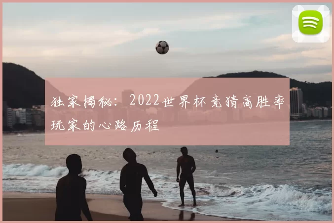 独家揭秘:2022世界杯竞猜高胜率玩家的心路历程