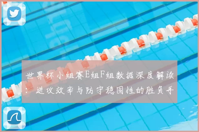 世界杯小组赛E组F组数据深度解读：进攻效率与防守稳固性的胜负手